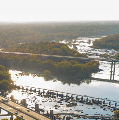 image of richmond virginia's downtown skyline on a bright sunny day