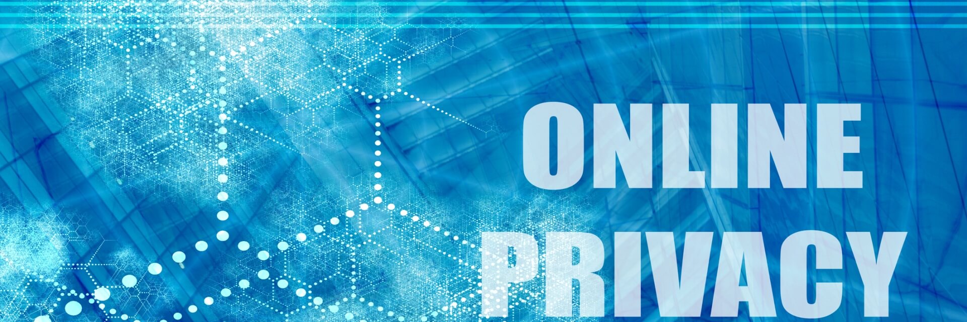 image of an Online Privacy Abstract Background with Internet Network